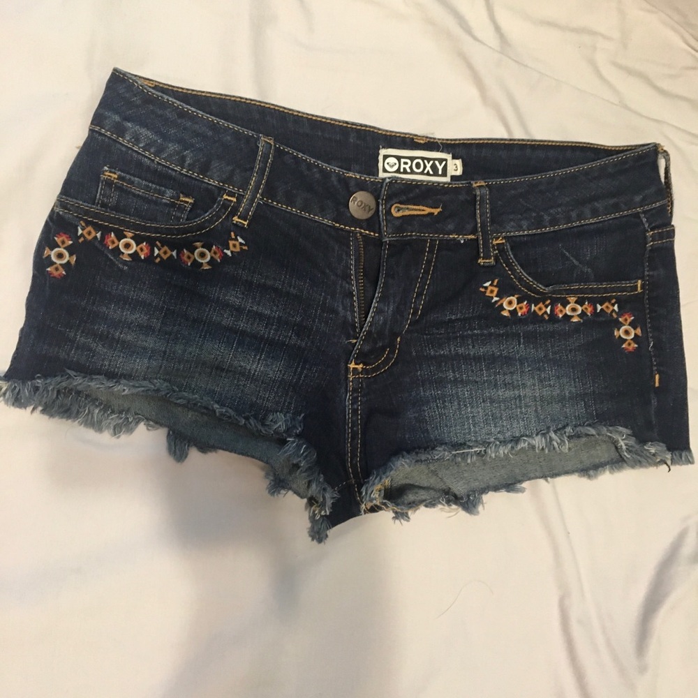 Roxy jean shorts